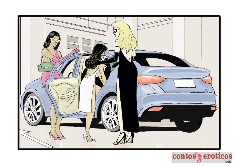 Quadrinho Erotico À mercê de duas mascaradas Imagem 10