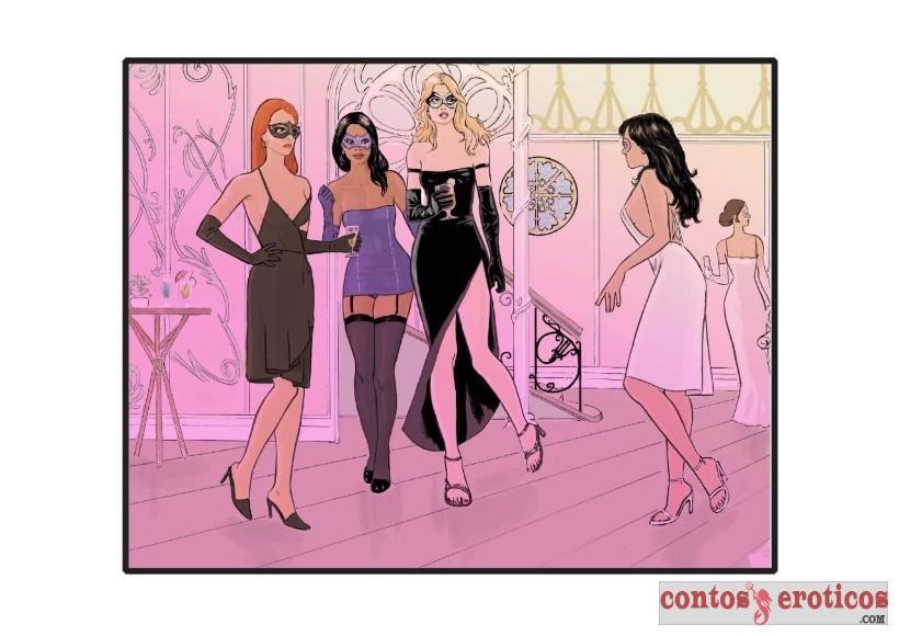 Quadrinho Erotico À mercê de duas mascaradas Imagem 2