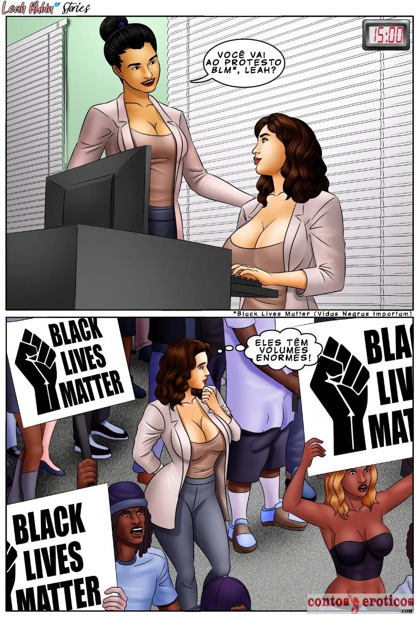 Quadrinho Erotico Histórias de Leah Rubin 2 - Experimentação Imagem 6