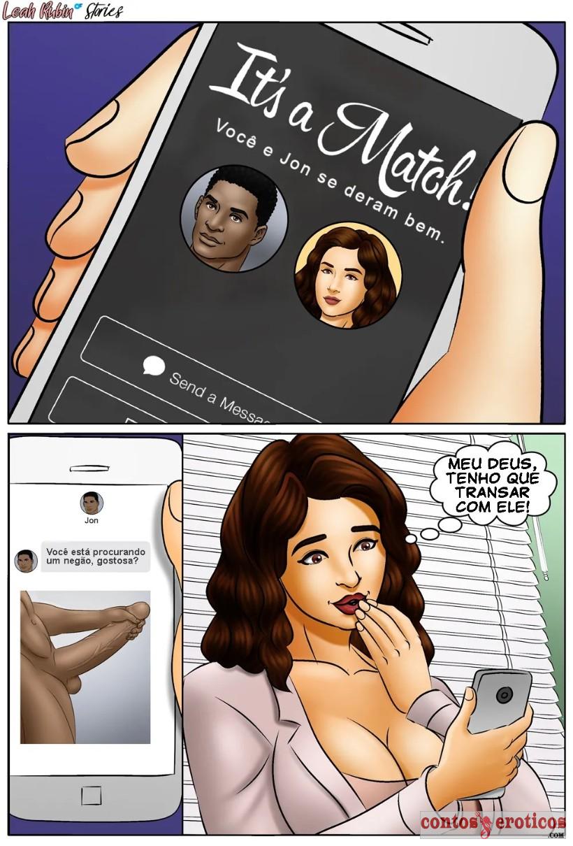 Quadrinho Erotico Histórias de Leah Rubin 3 - Vício Imagem 2