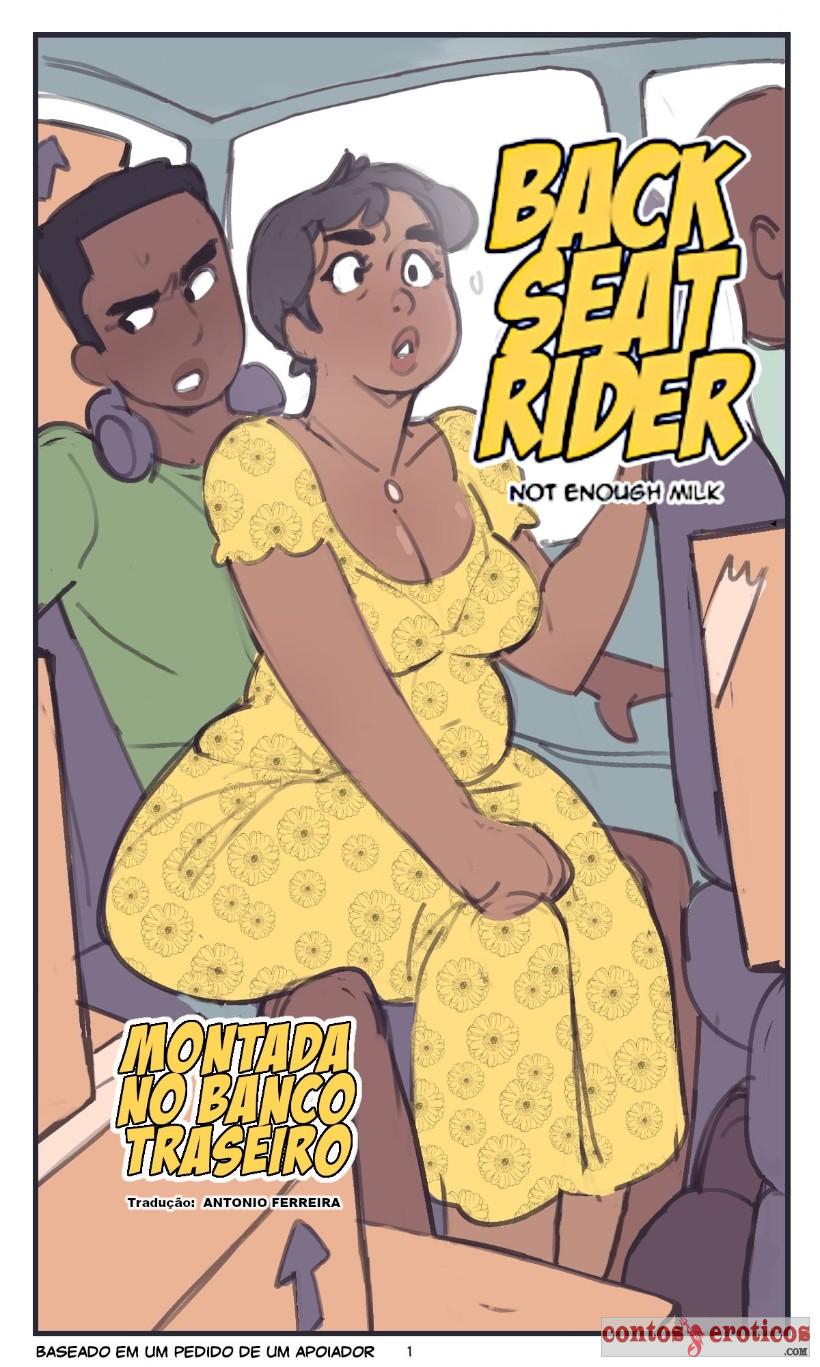 Quadrinho Erotico Montada no Banco Traseiro Imagem 1