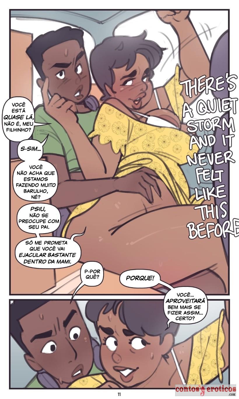 Quadrinho Erotico Montada no Banco Traseiro Imagem 13