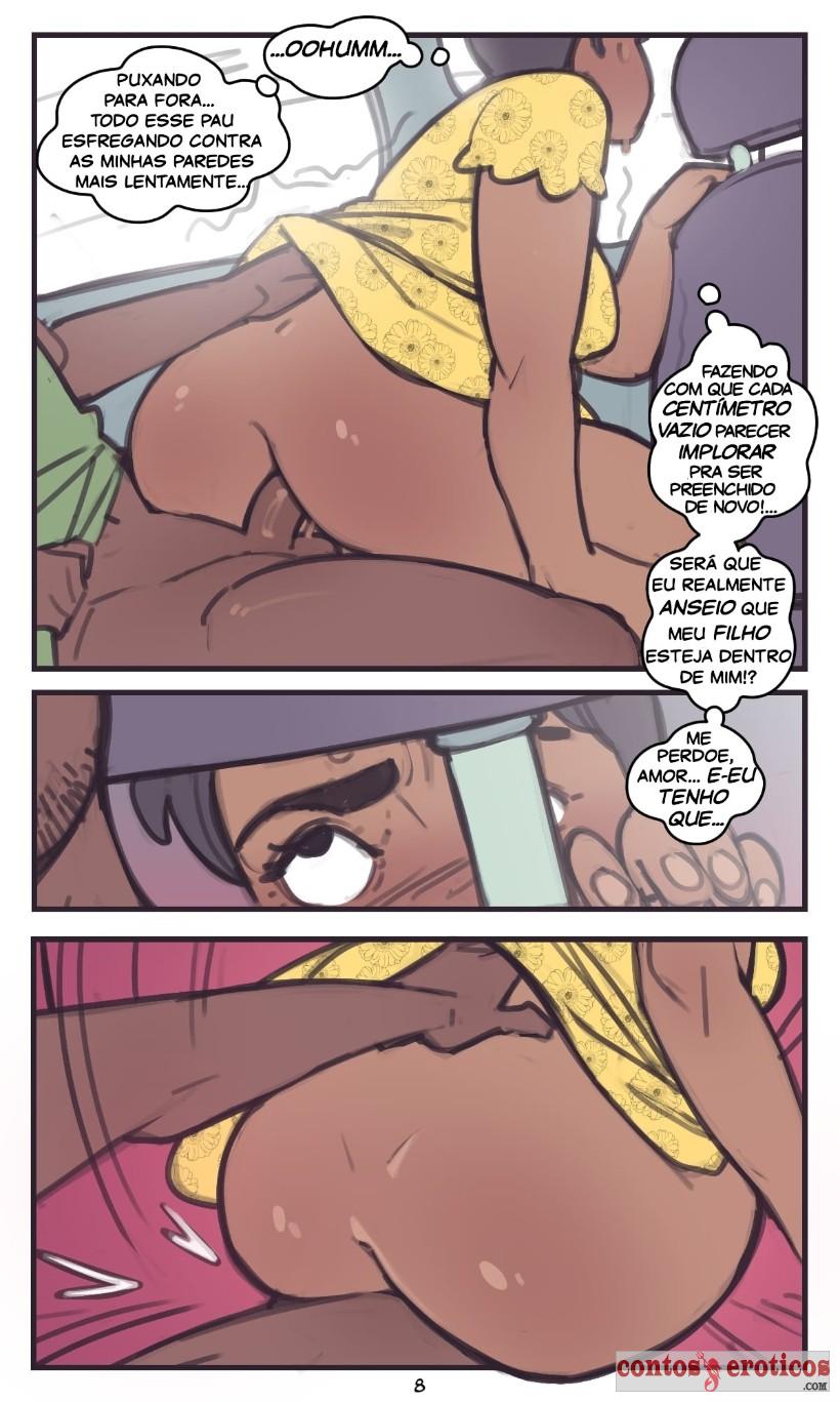 Quadrinho Erotico Montada no Banco Traseiro Imagem 9