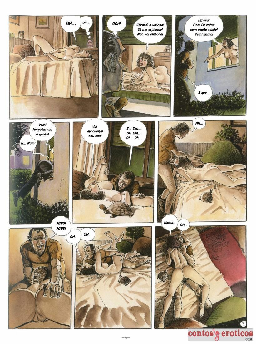 Quadrinho Erotico Voyeur - As Pequenas Histórias Eróticas da Playboy - Parte 6 Imagem 3