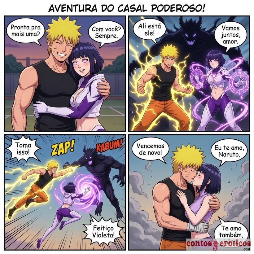 Quadrinho Erotico Naruto e Hinata Imagem 13