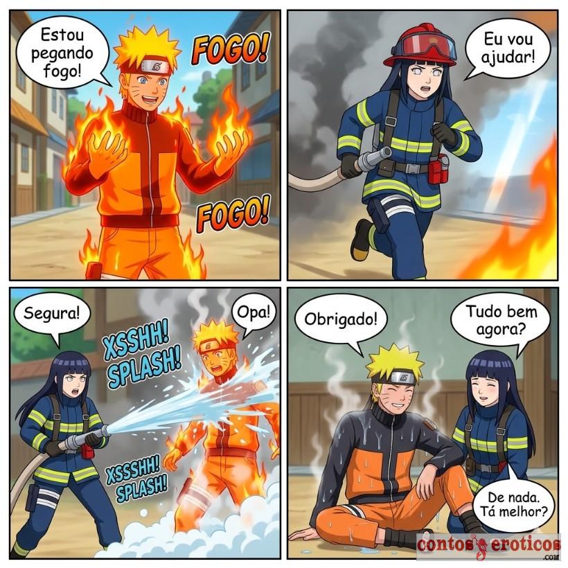Quadrinho Erotico Naruto e Hinata Imagem 5