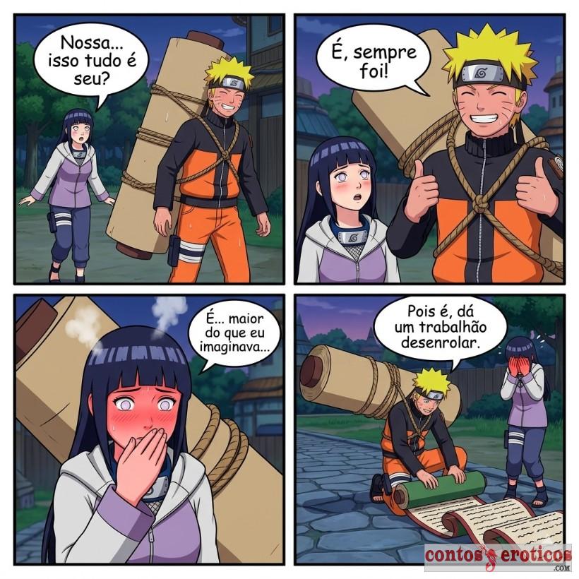 Quadrinho Erotico Naruto e Hinata Imagem 8