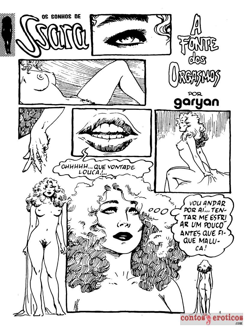 Quadrinho Erotico Os Sonhos de Sara - A Fonte dos Orgasmos Imagem 1