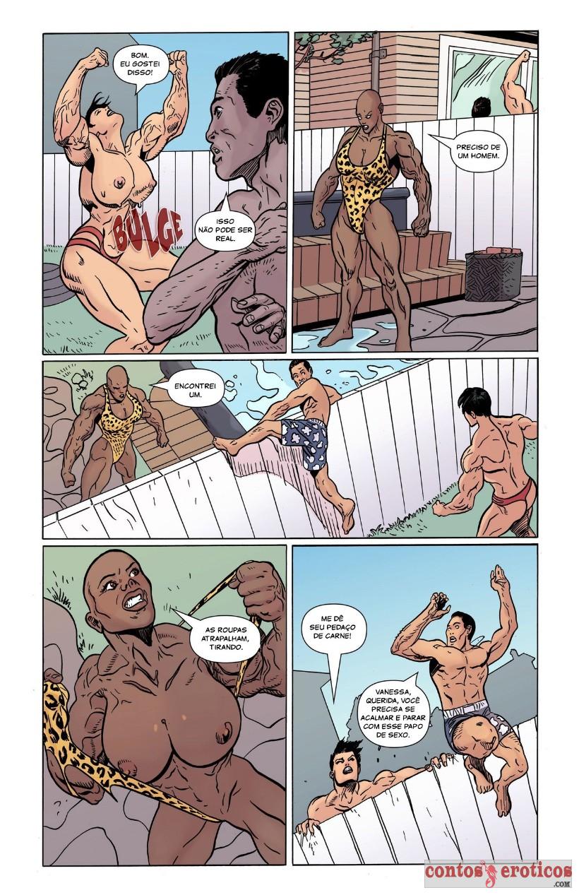 Quadrinho Erotico Abaixo da cúpula muscular Imagem 6