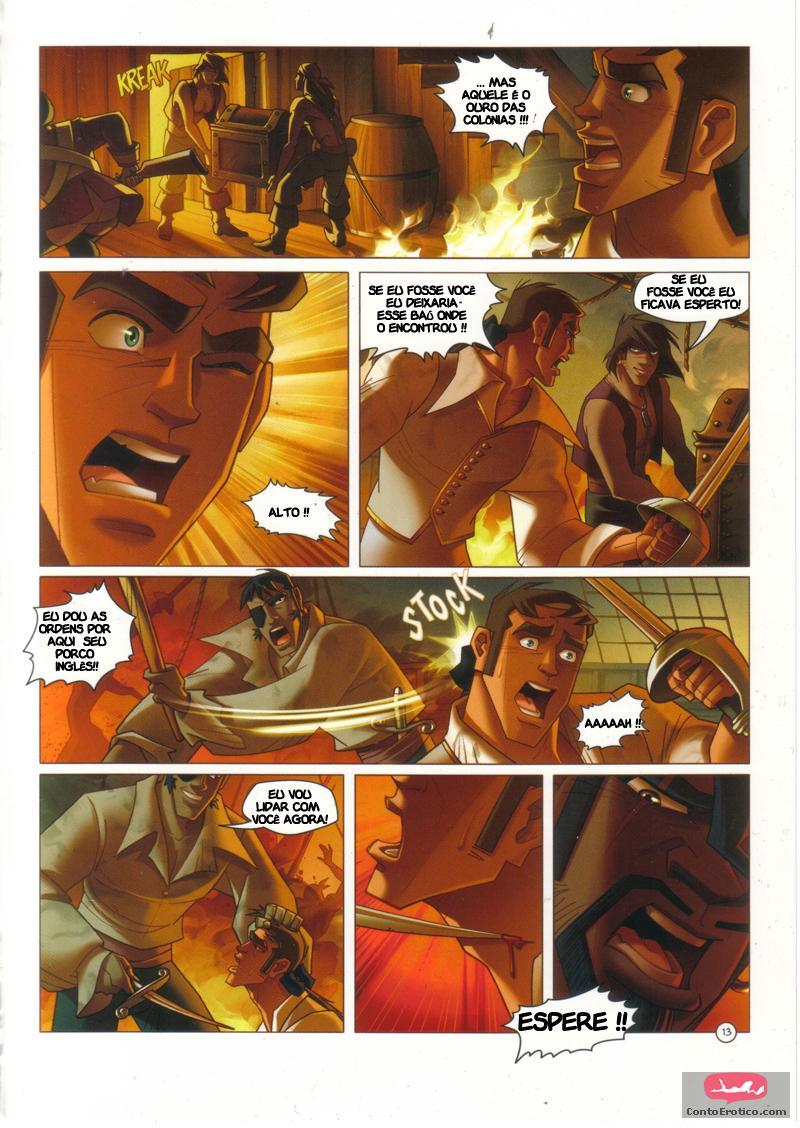 Quadrinho Erotico Piratas do Sexo Imagem 12