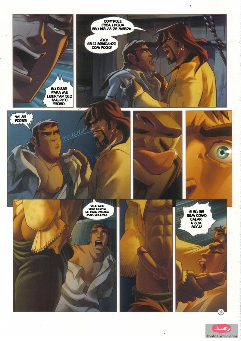 Quadrinho Erotico Piratas do Sexo Imagem 15