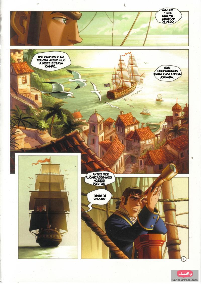 Quadrinho Erotico Piratas do Sexo Imagem 4