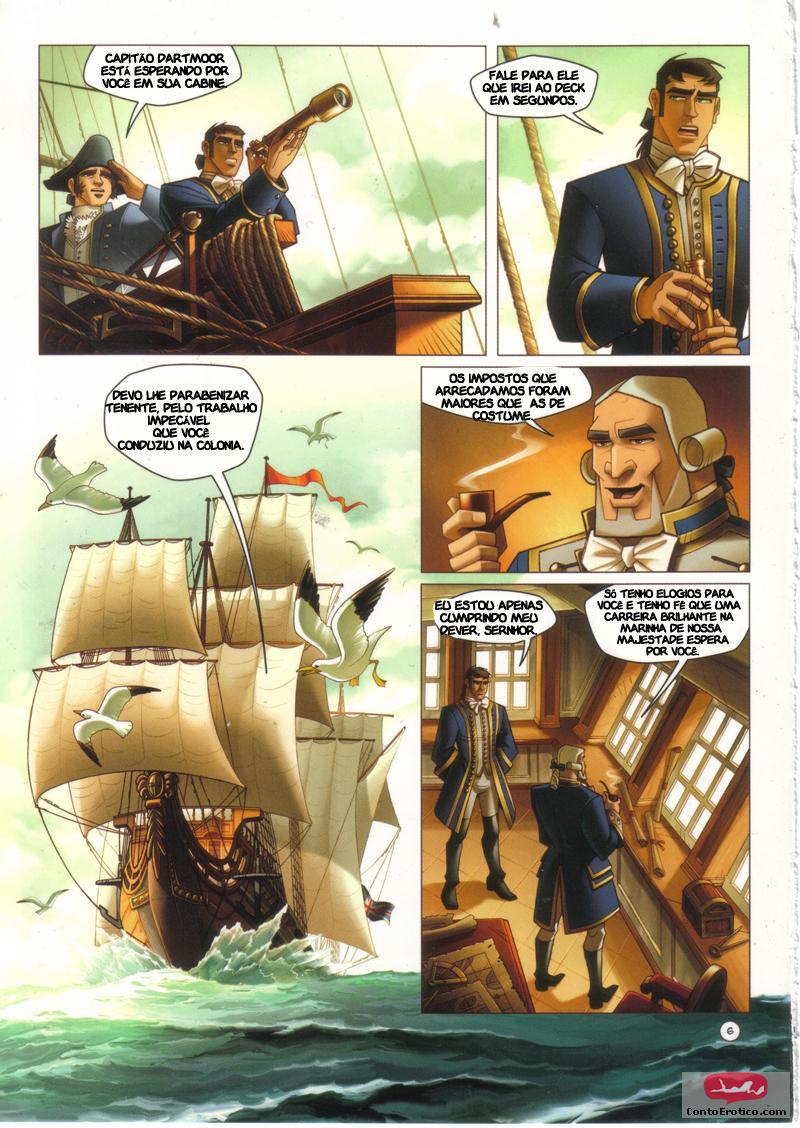 Quadrinho Erotico Piratas do Sexo Imagem 5