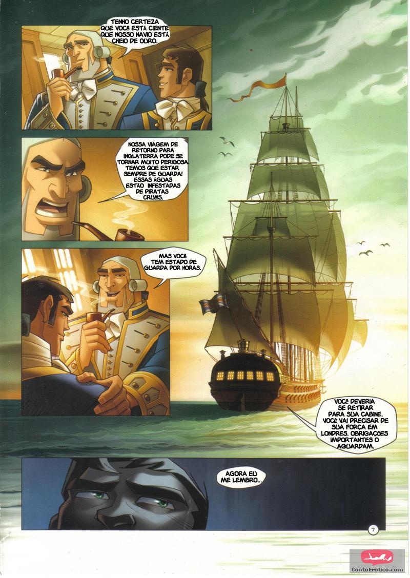 Quadrinho Erotico Piratas do Sexo Imagem 6