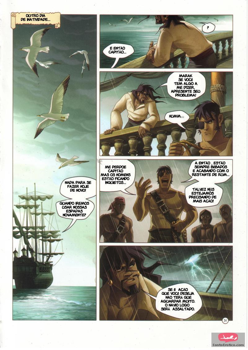 Quadrinho Erotico Piratas do Sexo part.2 Imagem 11