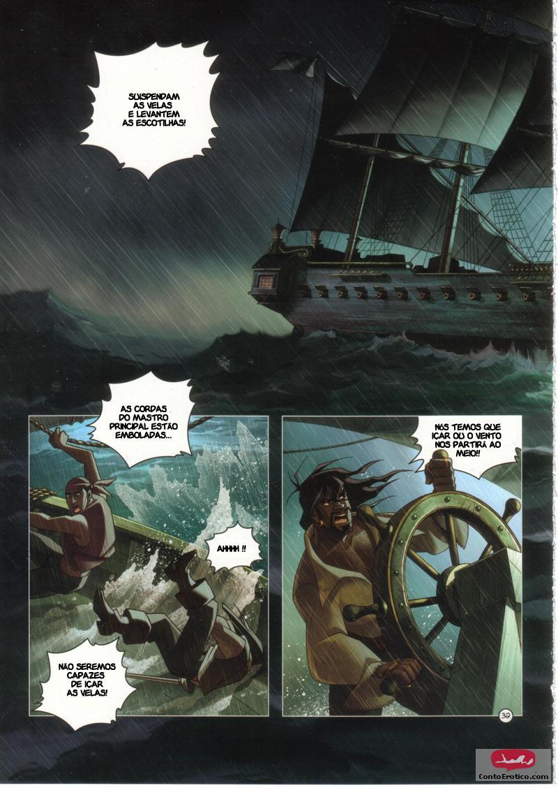Quadrinho Erotico Piratas do Sexo part.2 Imagem 12