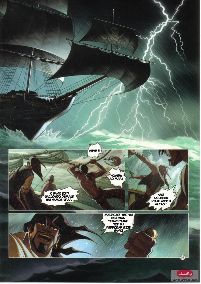 Quadrinho Erotico Piratas do Sexo part.2 Imagem 13