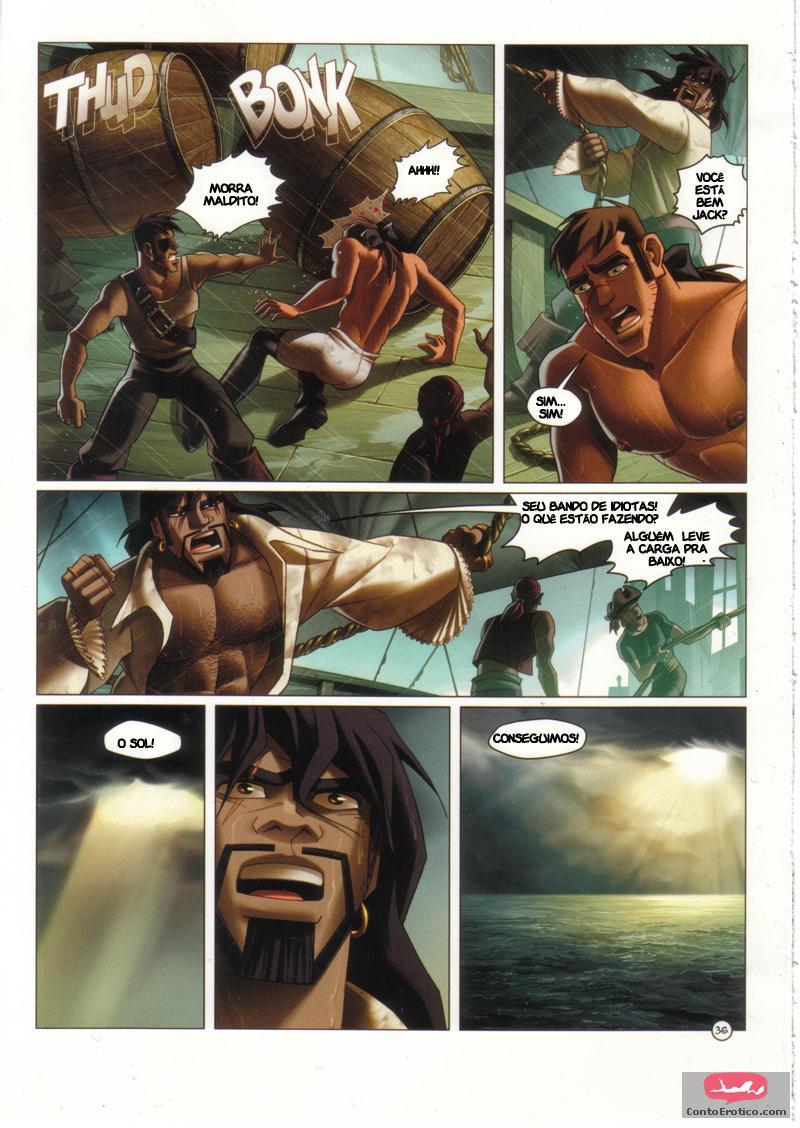 Quadrinho Erotico Piratas do Sexo part.2 Imagem 16