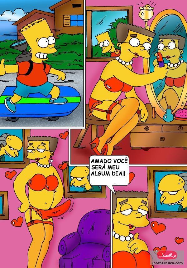 Quadrinho Erotico Os Simpsons (Bart Produtor Porno) Imagem 10