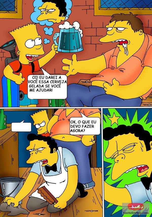 Quadrinho Erotico Os Simpsons (Bart Produtor Porno) Imagem 8