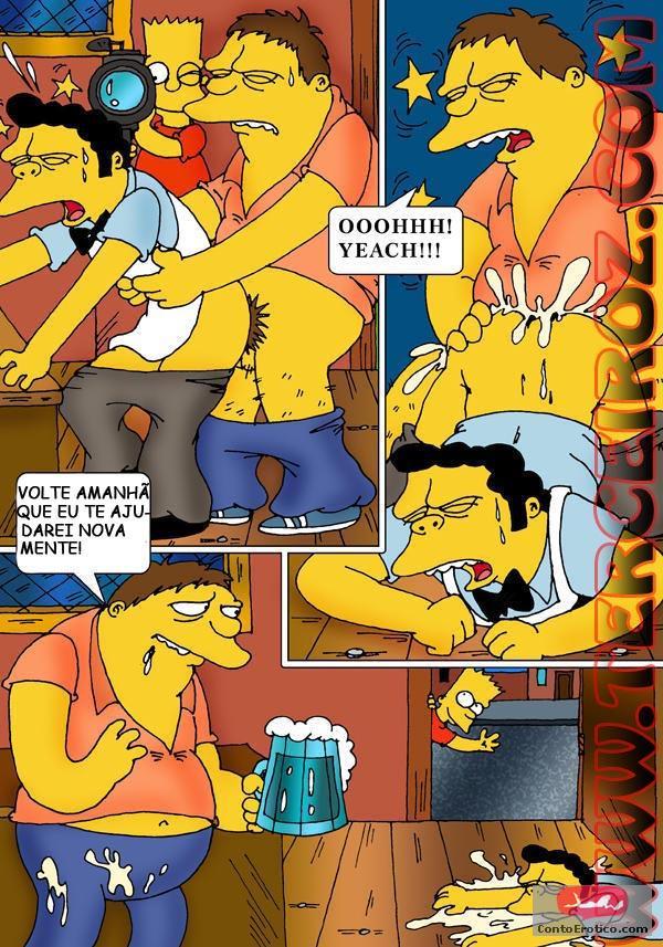 Quadrinho Erotico Os Simpsons (Bart Produtor Porno) Imagem 9