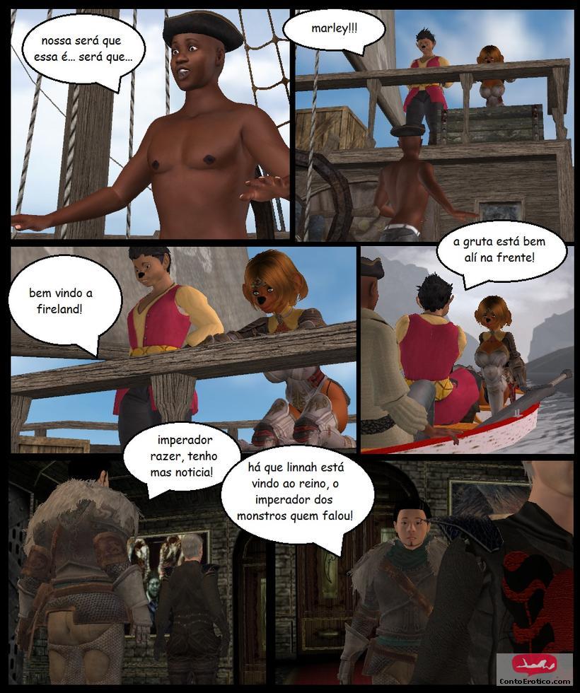 Quadrinho Erotico Linnah n° 9 - O imperador dos monstros Imagem 18