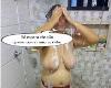Quadrinho Erotico Mulher do Corninho Tomando Banho Para foder com o Amigo do Corno Foto 5