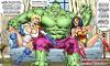 Quadrinho Erotico HULK fodendo as 2 Heroínas SAFADAS, PUTAS e muito GOSTOSAS Foto 3